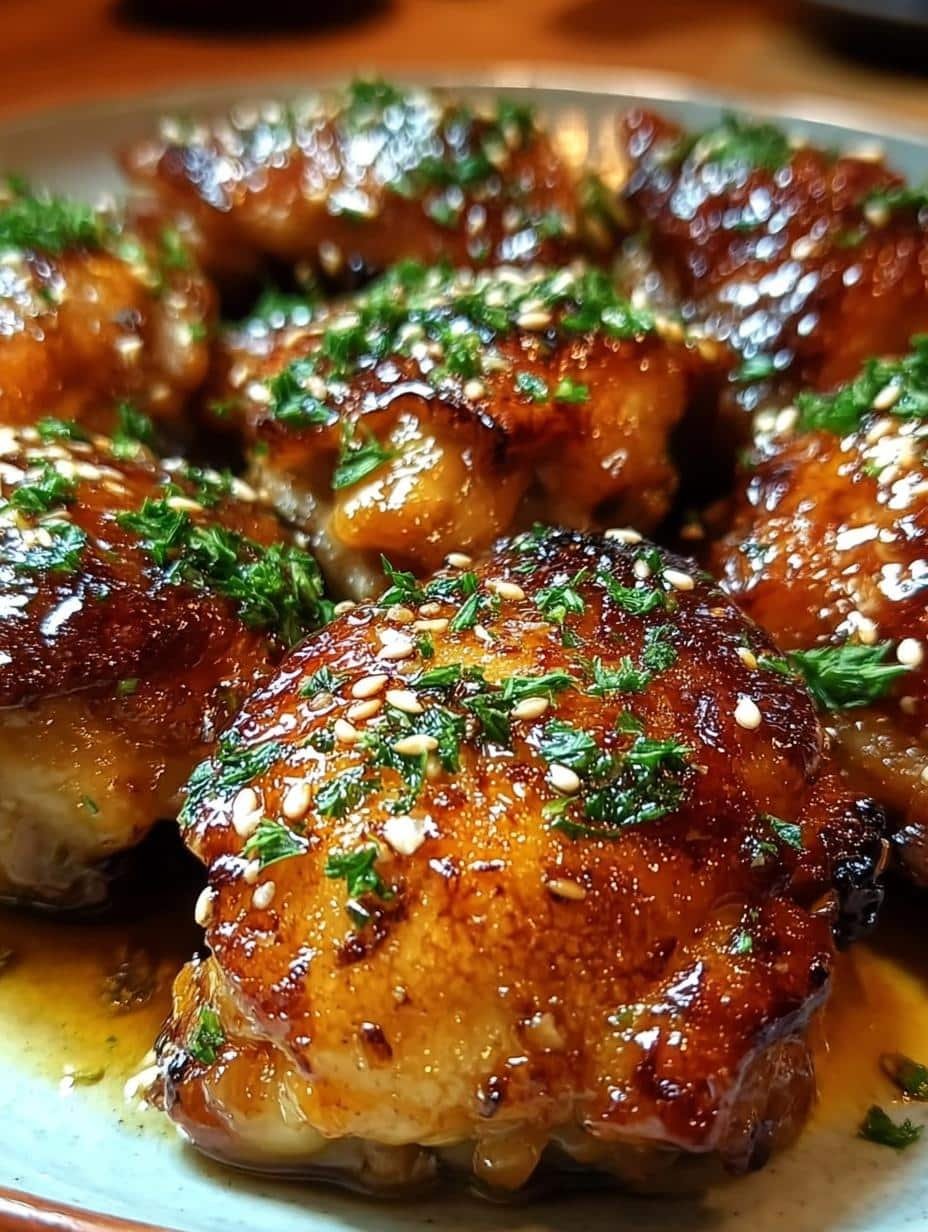 Honey Garlic Chicken Thighs: 1 AMAZING Way - Honey Garlic Chicken Thighs - additional detail