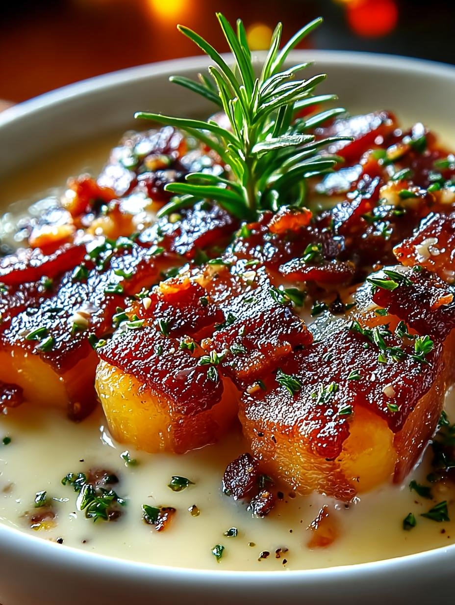 Irresistible Creamy Beef Bacon Cheddar Gnocchi Soup Recipe - Irresistible Creamy Beef Bacon - main visual representation