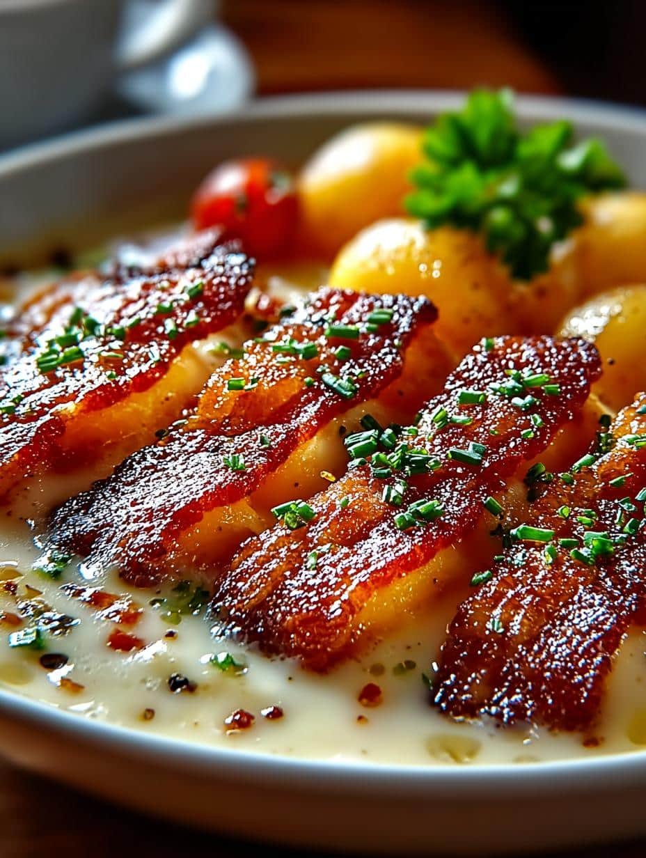 Irresistible Creamy Beef Bacon