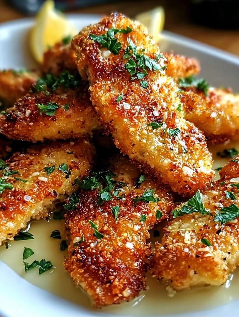 Irresistible Lemon Garlic Parmesan
