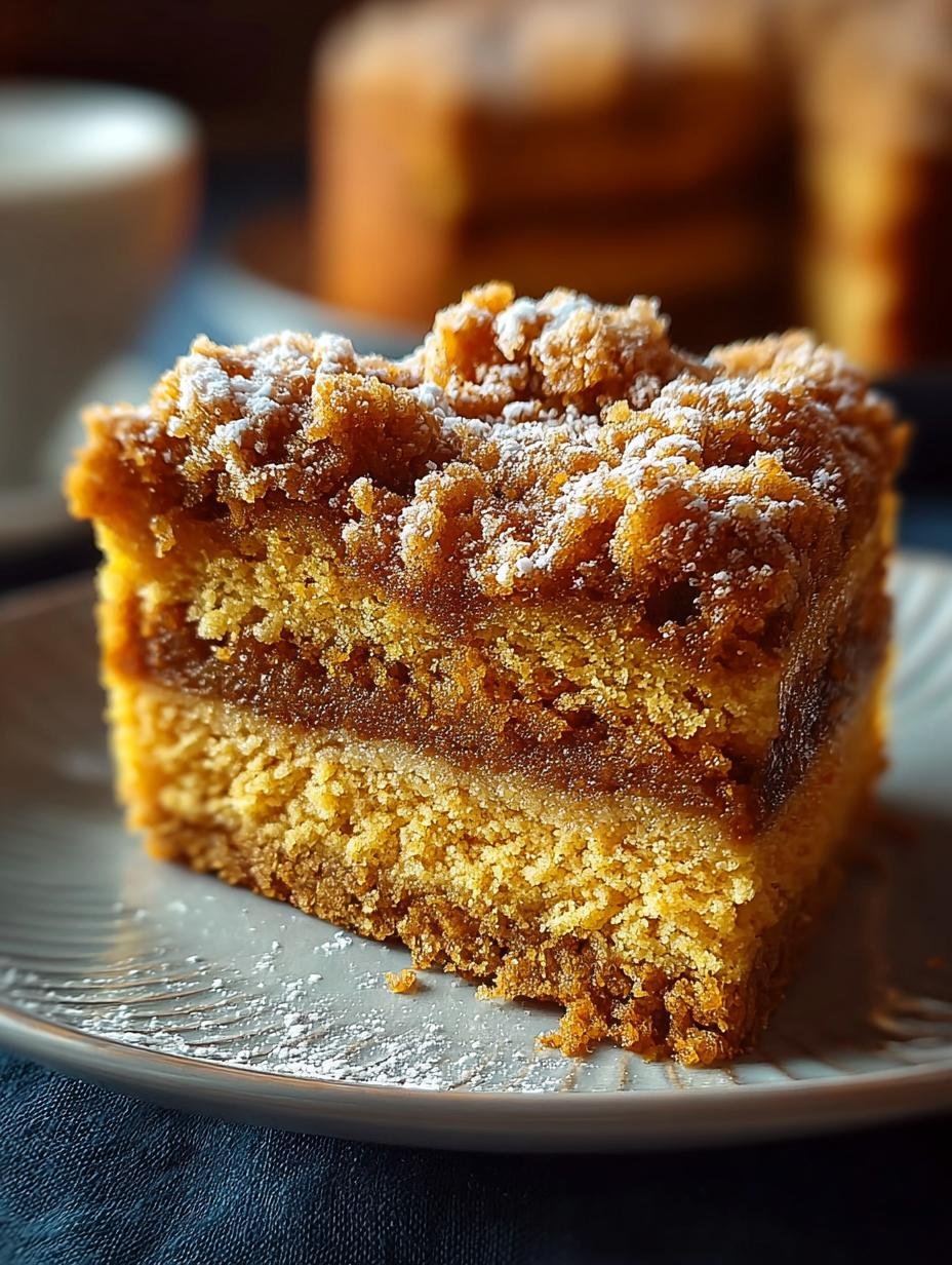 Irresistible Moist Pumpkin Crumb Cake for Fall Delight - Irresistible Moist Pumpkin Crumb - additional detail