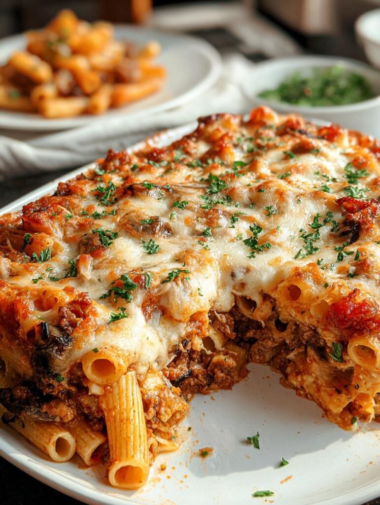 Loaded Veggie Baked Ziti