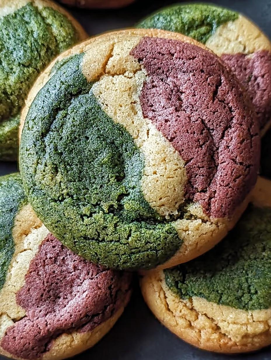 Neapolitan Matcha Cookies Incredible