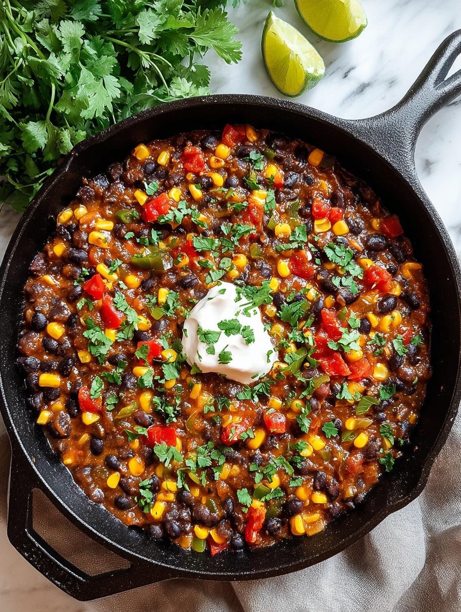 One Pan Southwest Black Bean Skillet: 10 Min Prep - One Pan Southwest Black - additional detail