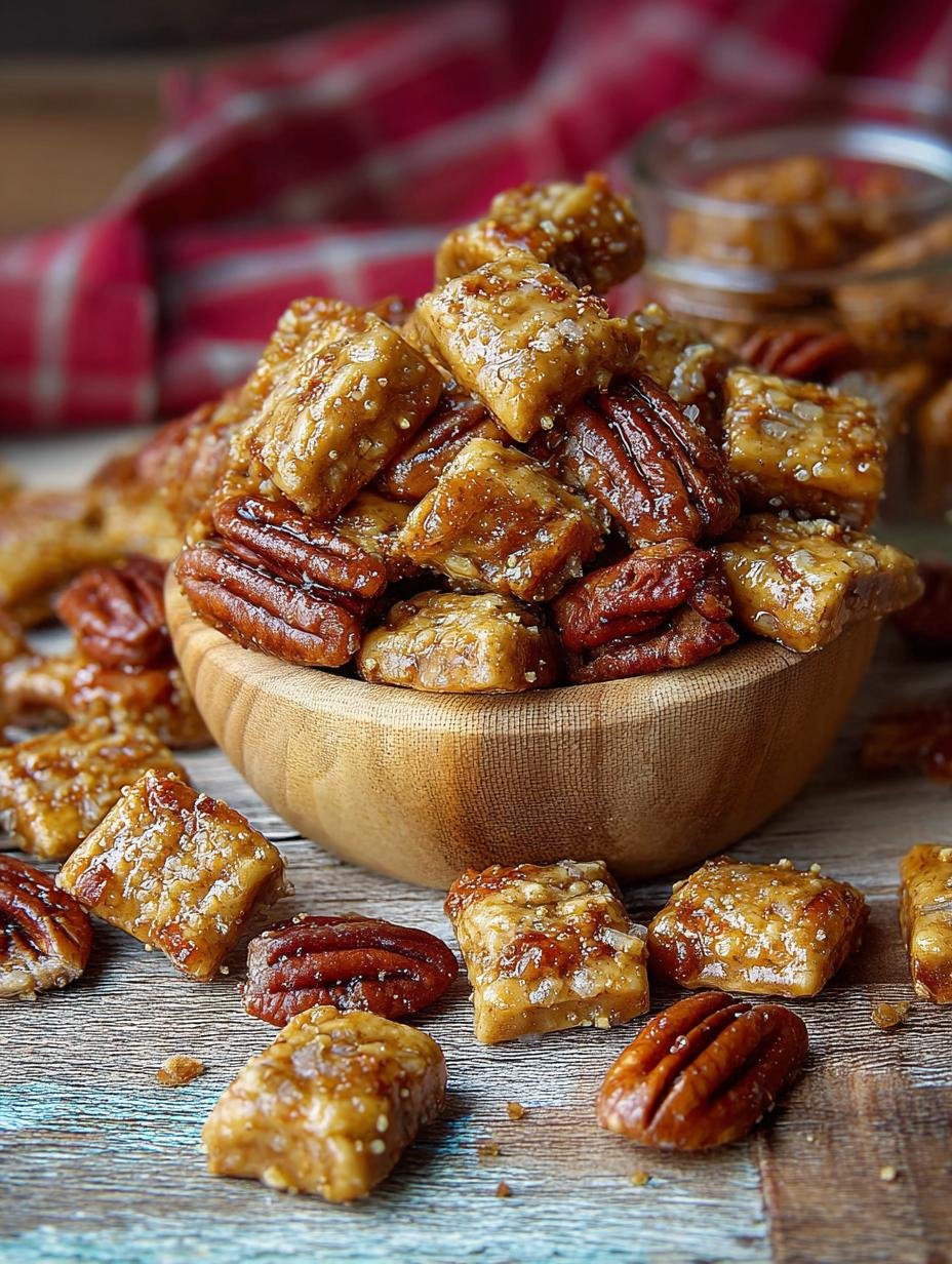 Pecan Praline Crunch: 7 Irresistible Sweet and Salty Treats - Pecan Praline Crunch - additional detail