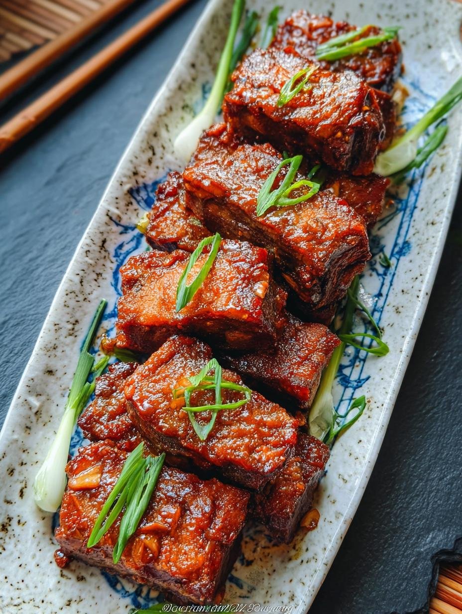 Peking Ribs: 12 Amazing Flavor Secrets Revealed - Crispy Peking Ribs ready to be glazed