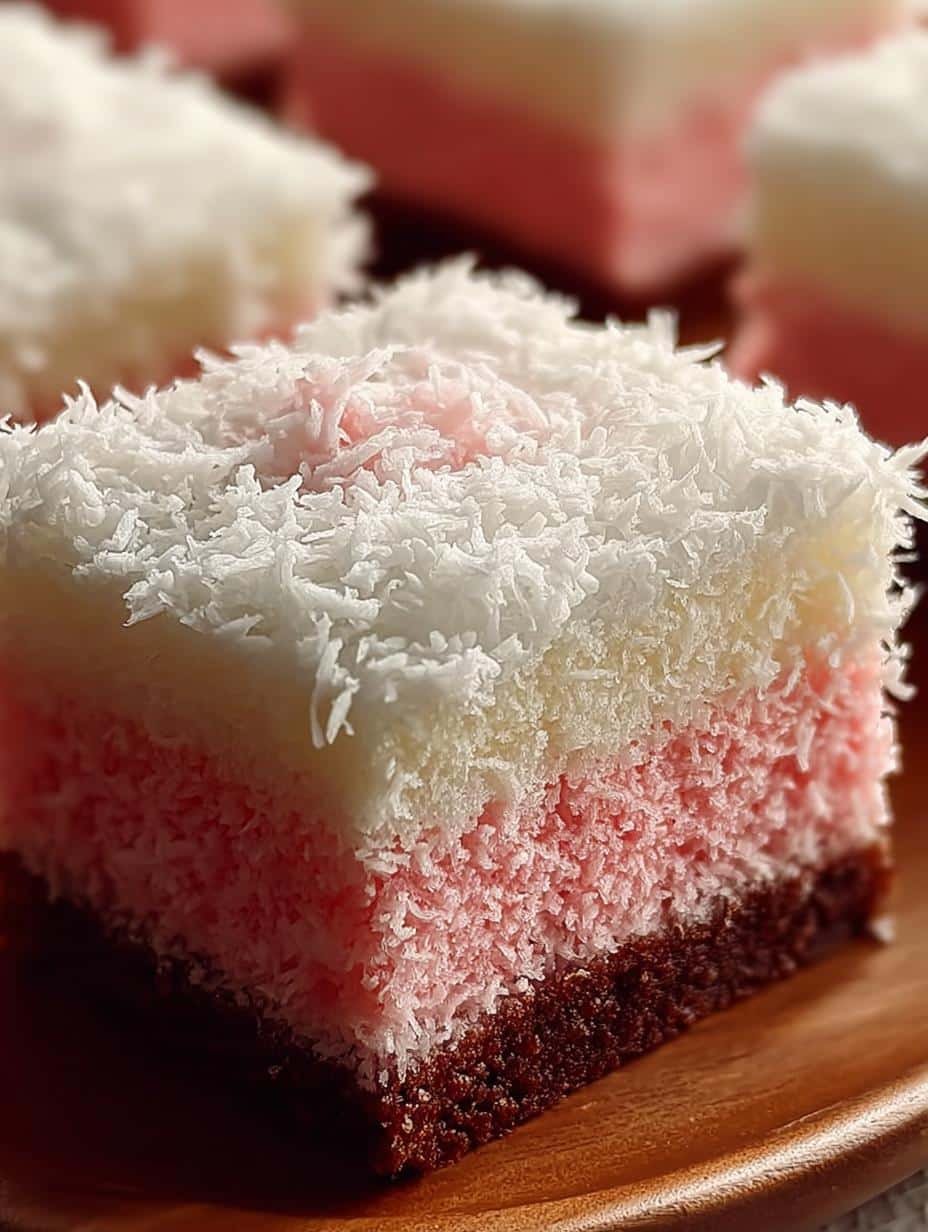 Pink Coconut Snowball Cake