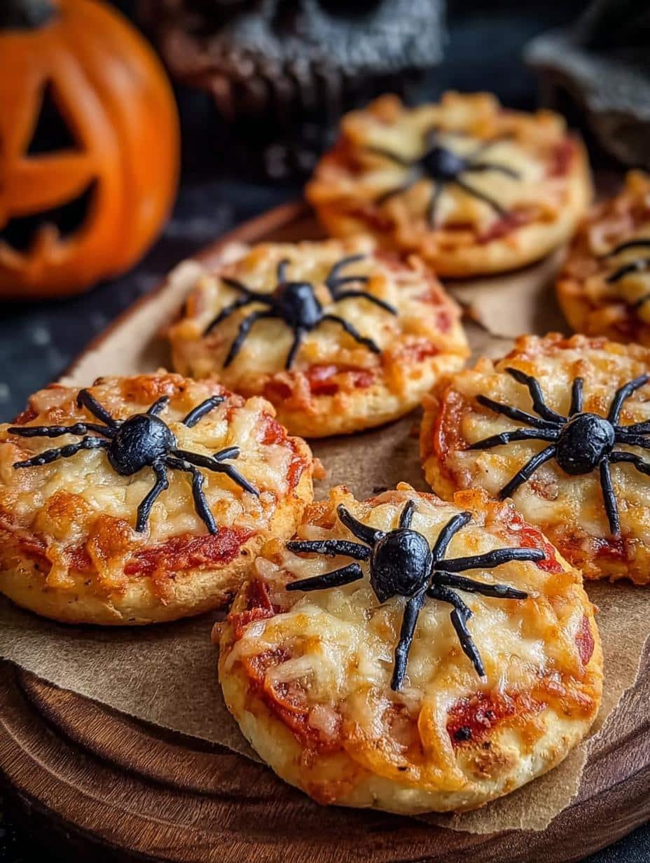 Spiderweb Pizza Bites