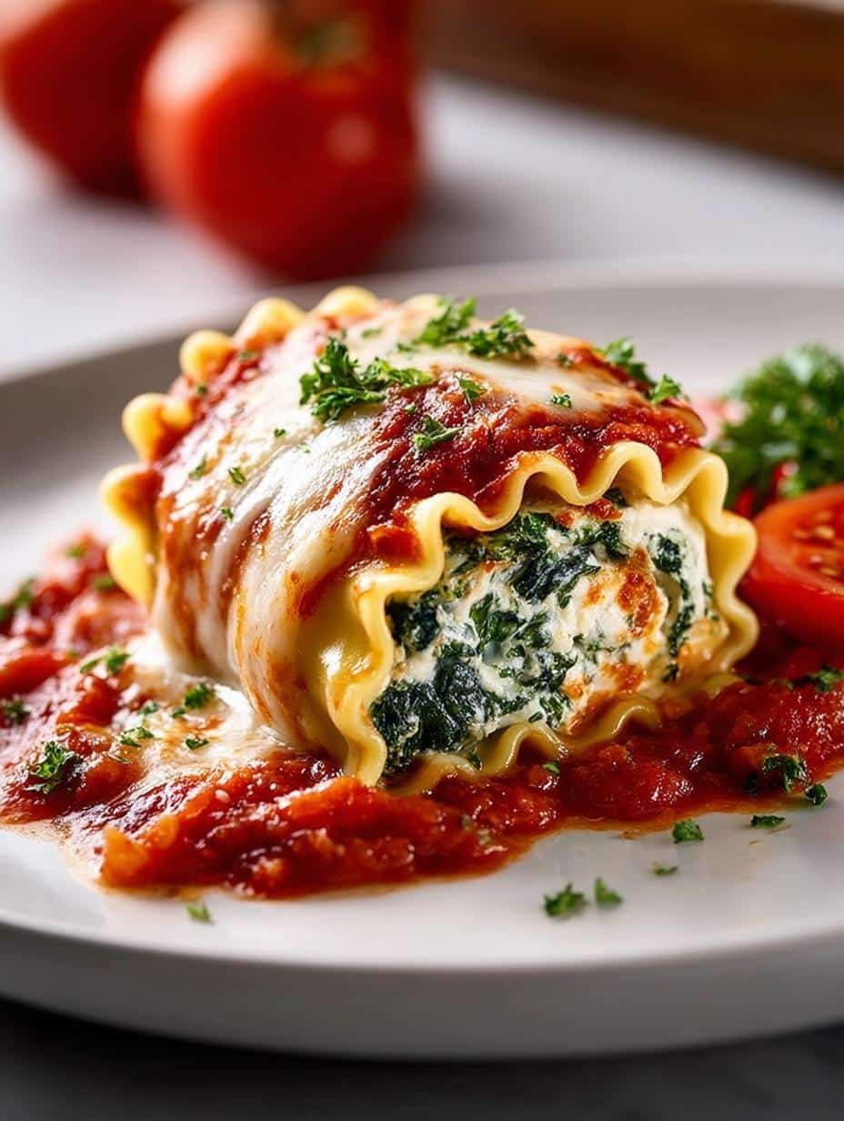 Delicious Spinach Lasagna Roll Ups for Family Meals - Spinach Lasagna Roll Ups - additional detail