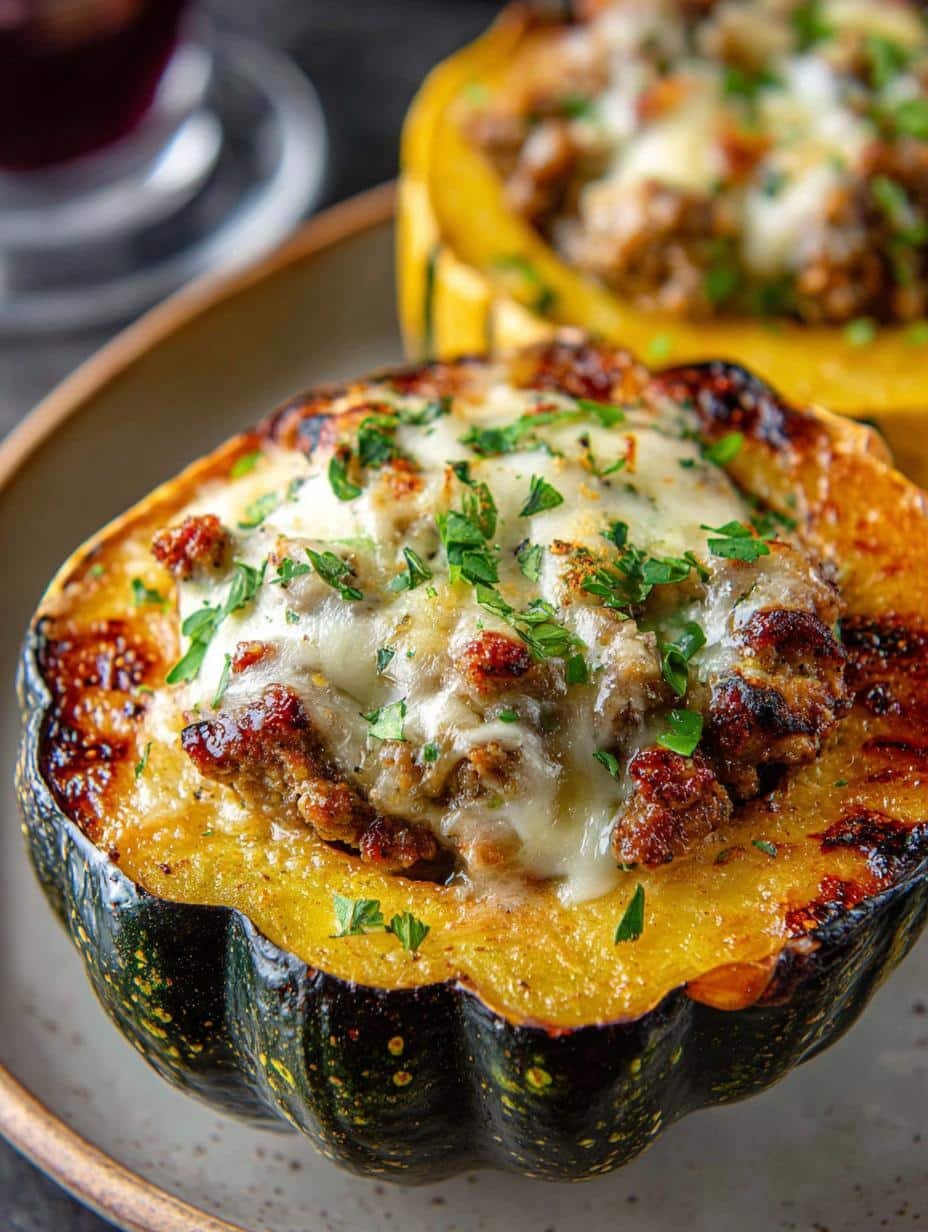 Stuffed Acorn Squash with