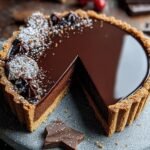 Amazing Vegan Chocolate Gingerbread Tart 4 Vegan Chocolate Gingerbread Tart