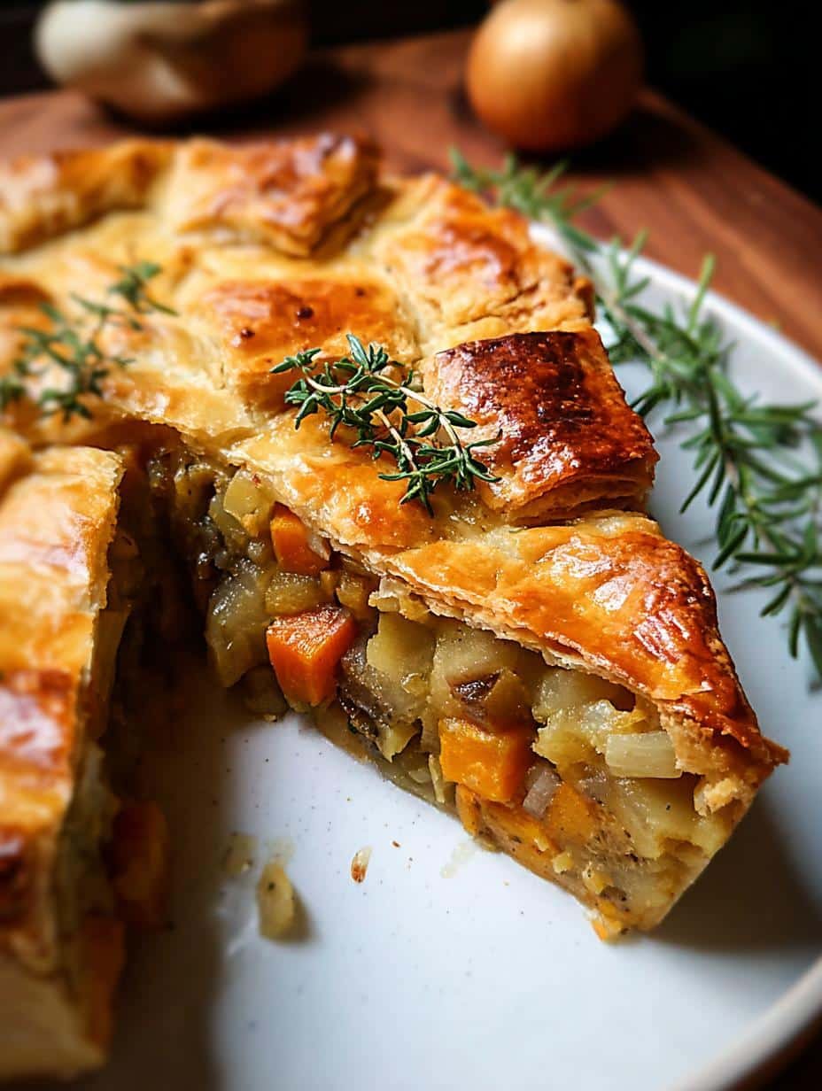 Vegan Thanksgiving Pot Pie: Delicious 1-Dish Meal - Vegan Thanksgiving Pot Pie - main visual representation