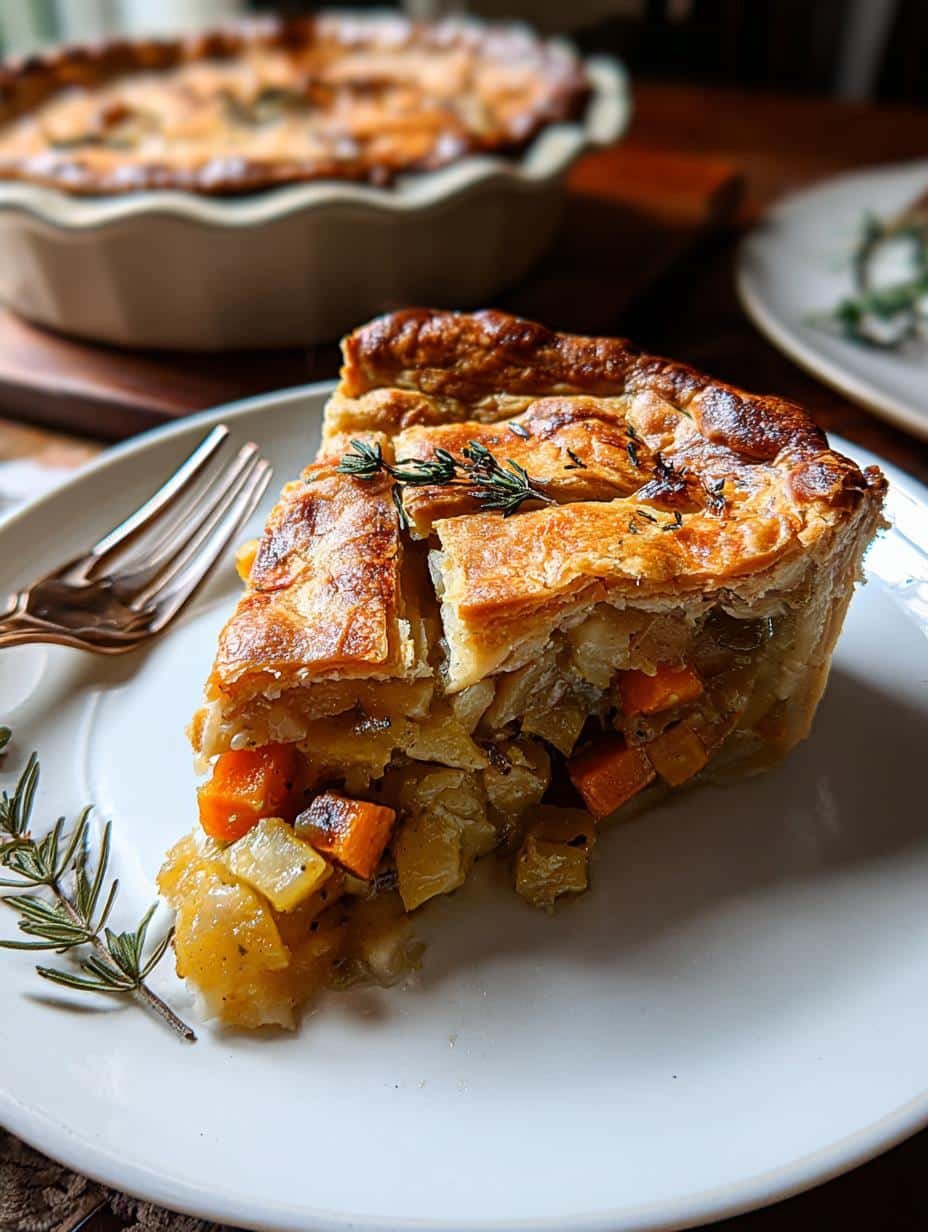 Vegan Thanksgiving Pot Pie: Delicious 1-Dish Meal - Vegan Thanksgiving Pot Pie - additional detail