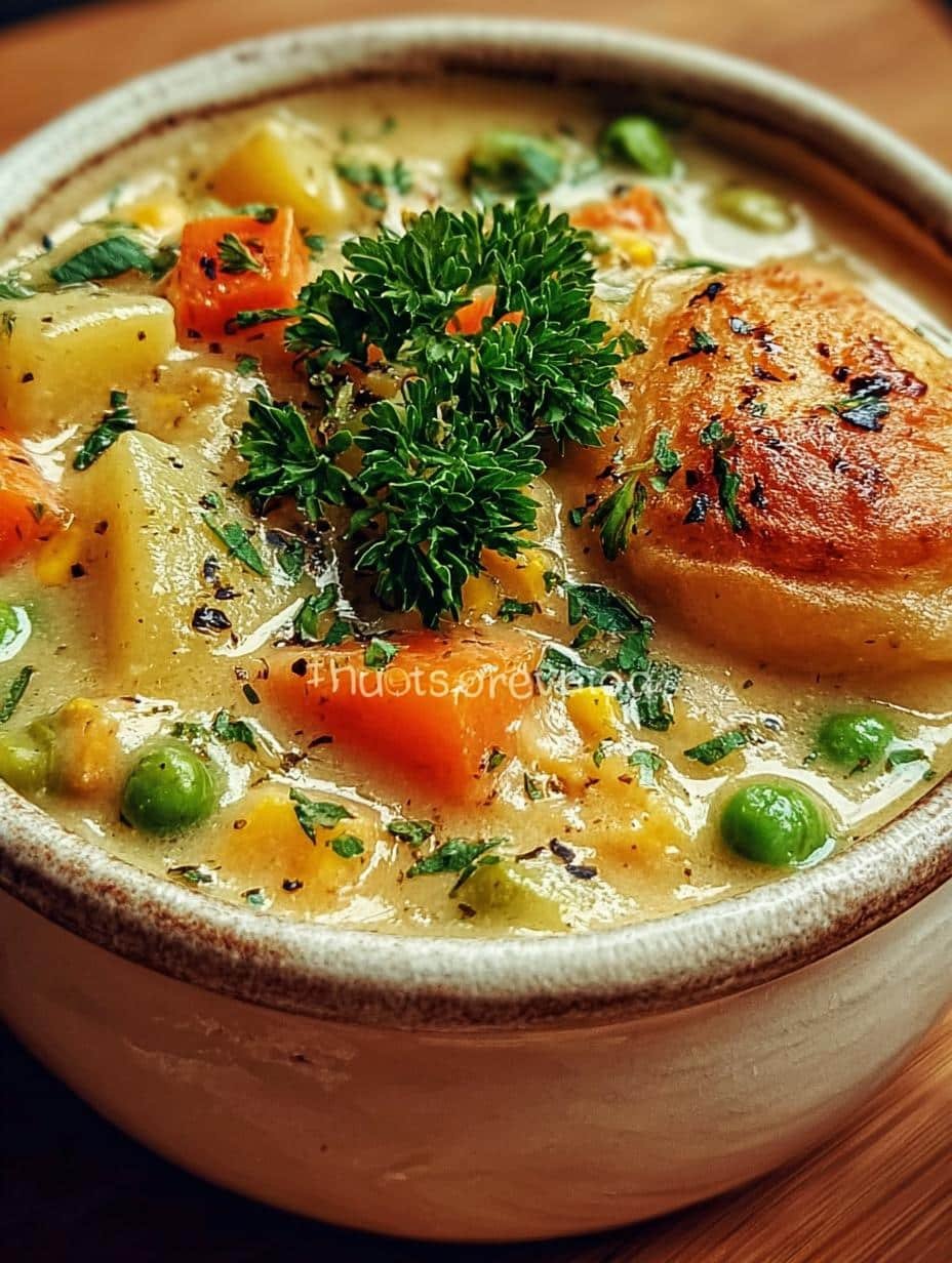 Amazing Veggie Pot Pie Soup: 10 Comforting Bites - Veggie Pot Pie Soup - main visual representation