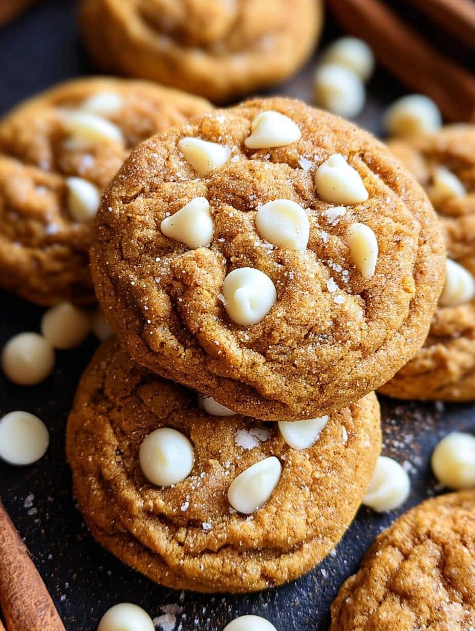 White Chocolate Pumpkin Snickerdoodles: 1 Easy Fall Treat - White Chocolate Pumpkin Snickerdoodles - additional detail