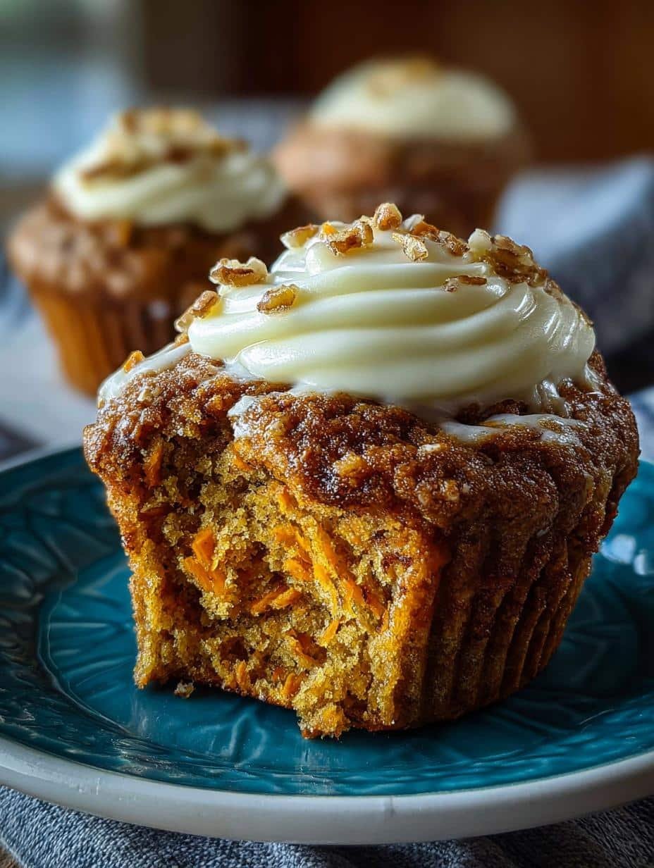Carrot Cake Muffins with