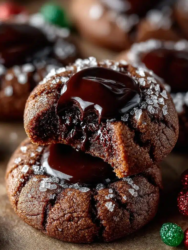 Chocolate Thumbprint Cookies Chewy