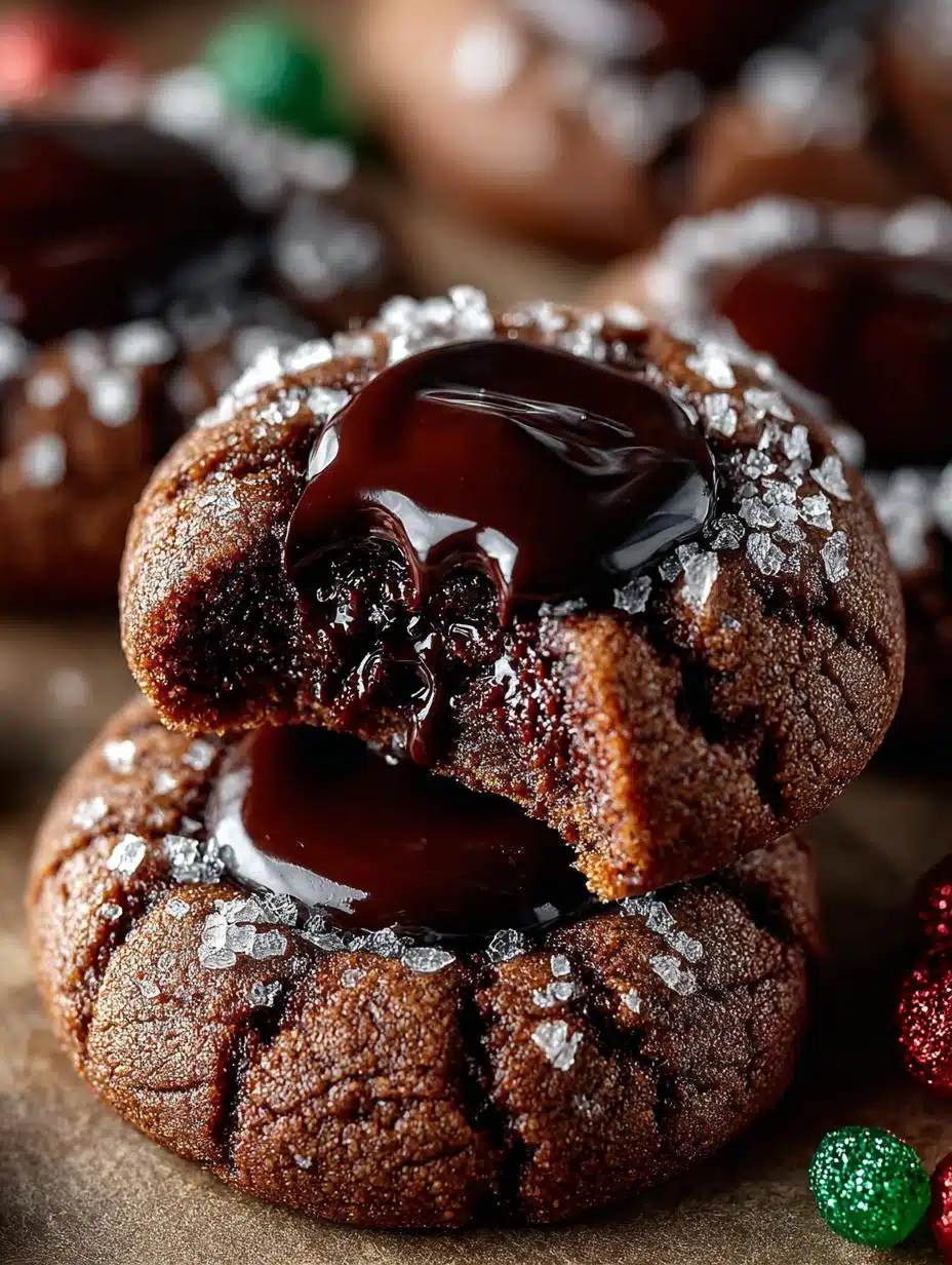 Chocolate Thumbprint Cookies Chewy