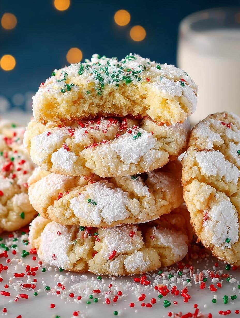 Christmas Gooey Butter Cookies