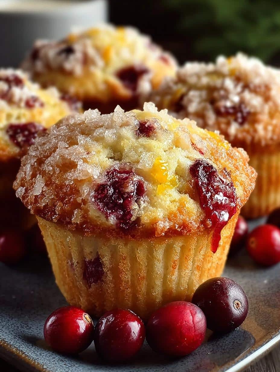 Crispy Cranberry Orange Muffins: 12 Irresistible Delights - Crispy Cranberry Orange Muffins - main visual representation