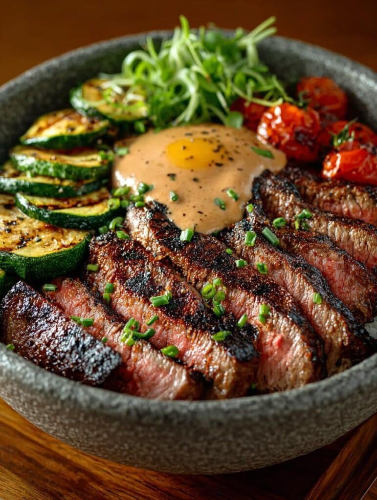 Grilled Steak Bowl with