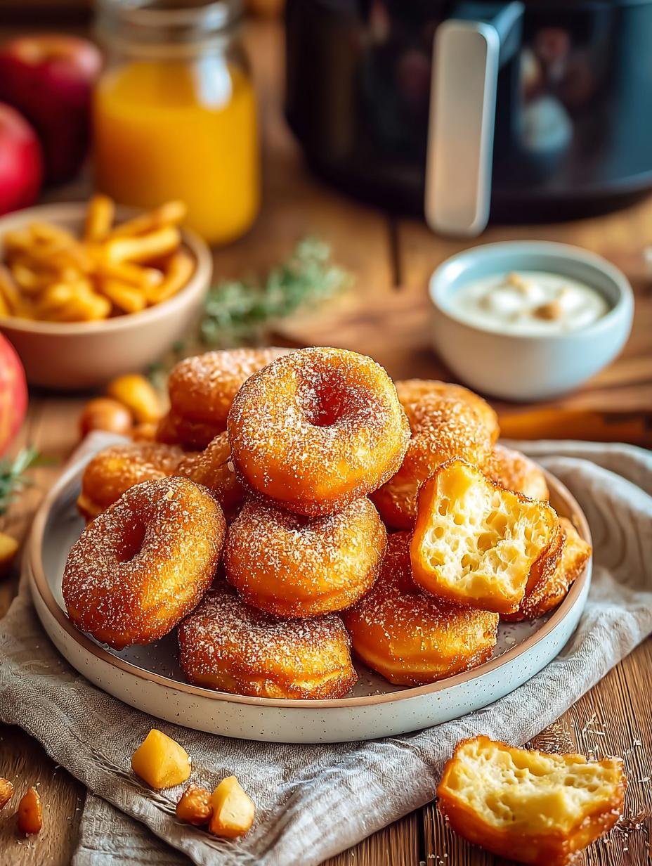 Irresistible Air Fryer Apple Cider Donuts Recipe - Irresistible Air Fryer Apple - additional detail