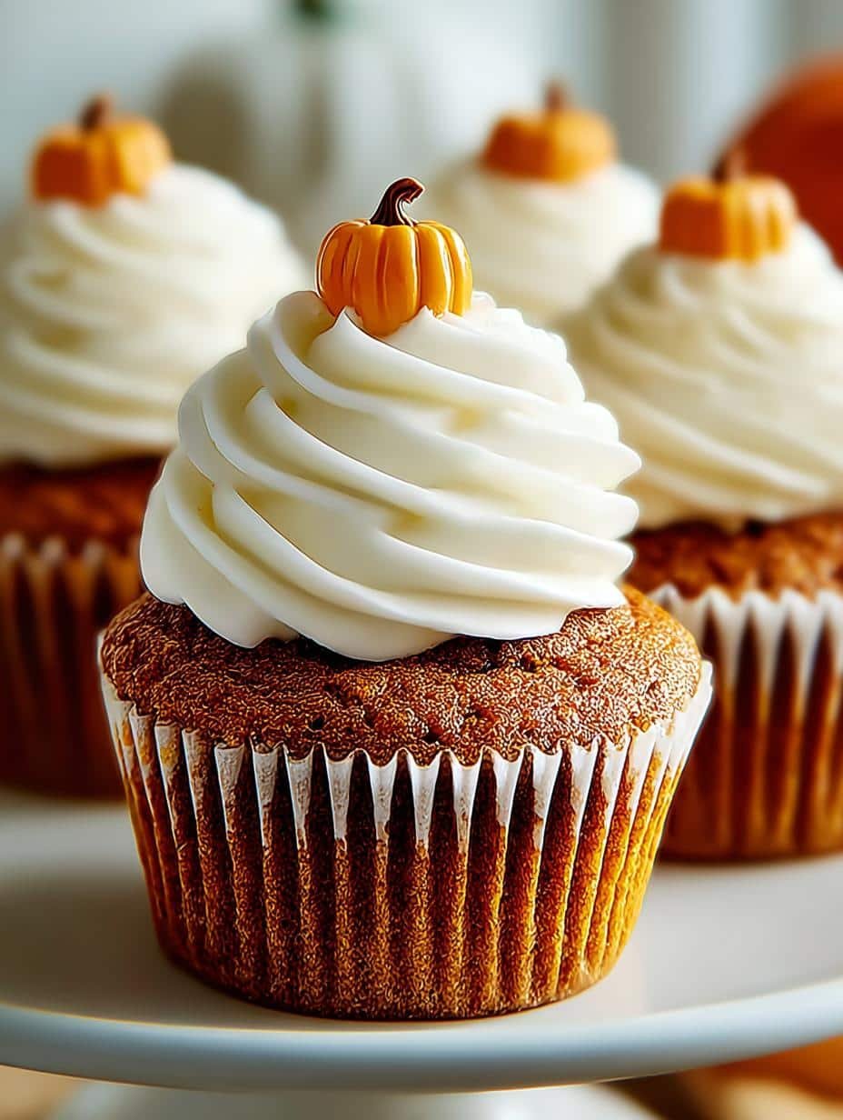Irresistible Pumpkin Cupcakes with