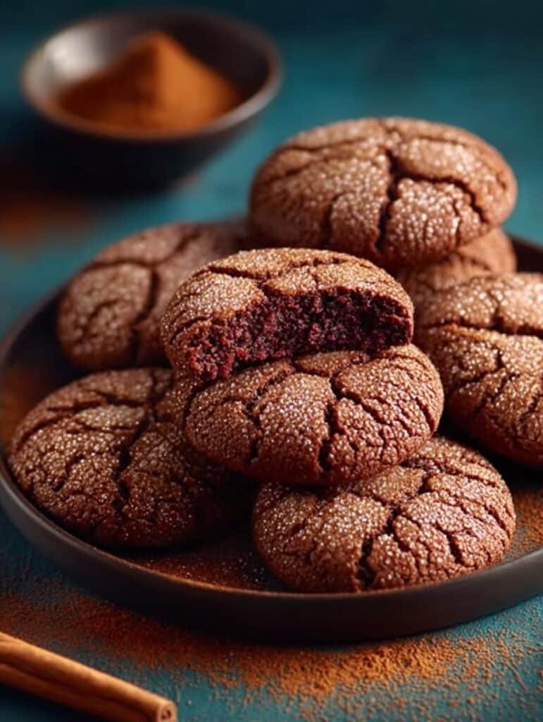 Mexican Hot Chocolate Cookies