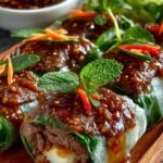 Thai Basil Beef Rolls